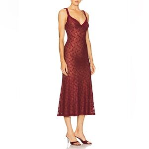 Bardot Alegra Stretch Lace Midi Dress